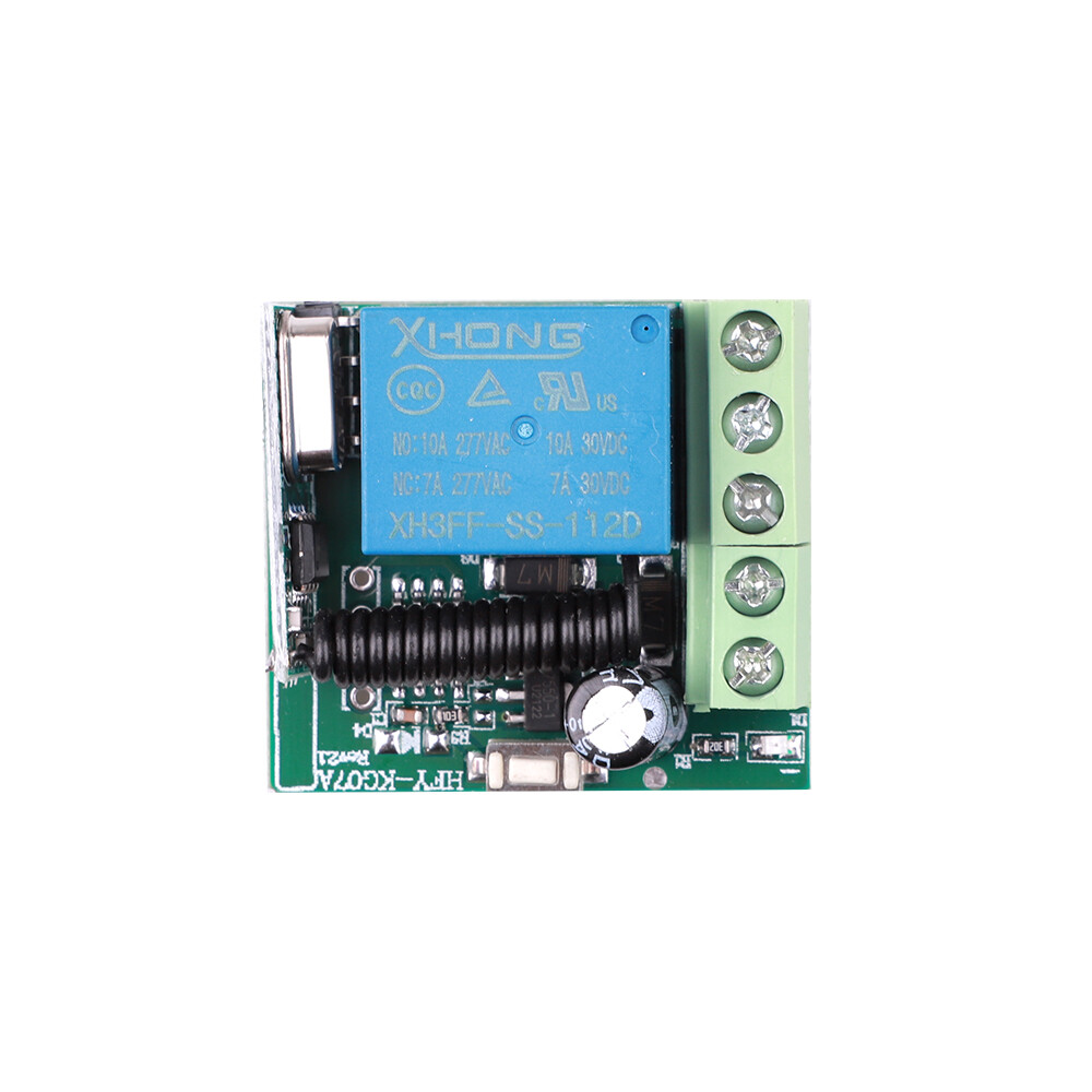10PCS Universal 433MHz Wireless Remote Control Switch Kit with ON/OFF Receiver Module for Garage Door, Lights, Water Pump
