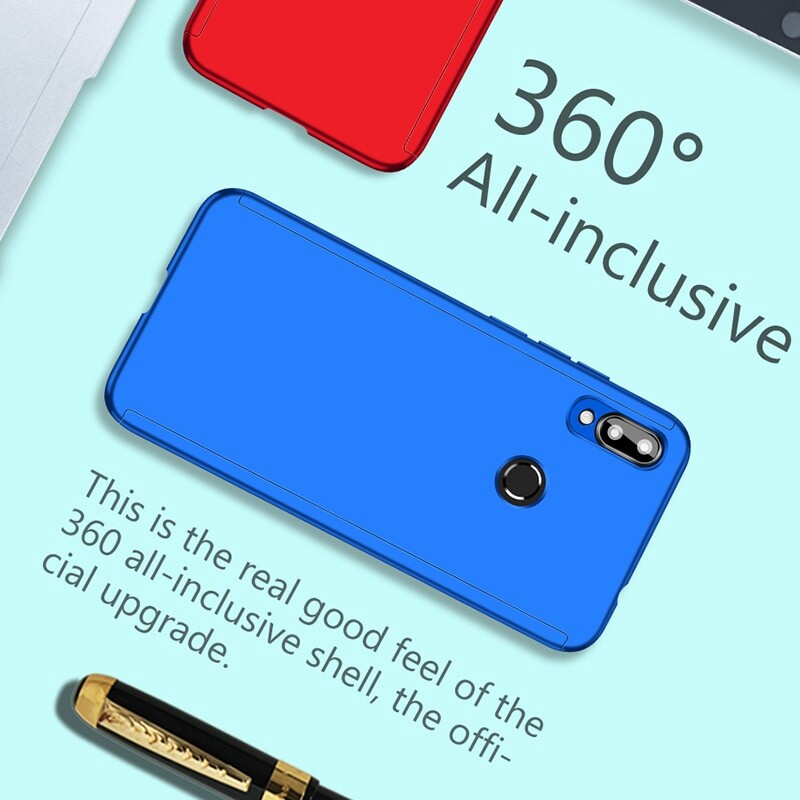 For Huawei Nova 2 Plus Nova 2i Nova 3 Nova 3i Nova Shockproof 360 Degree Full Body Protective Casing Clear Soft TPU Silicone With Tempered Glass