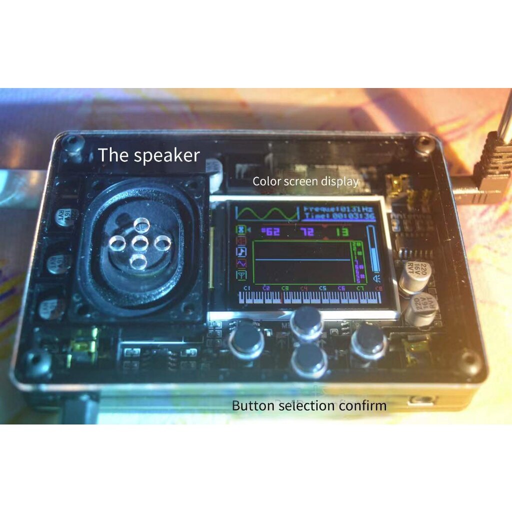 ⭐⭐⭐Mini Theremin điện tử âm nhạc Sáng Tạo Cụ Retro Nhiều Tiếng đồ chơi sáng tạo Với Màn hình hiển thị