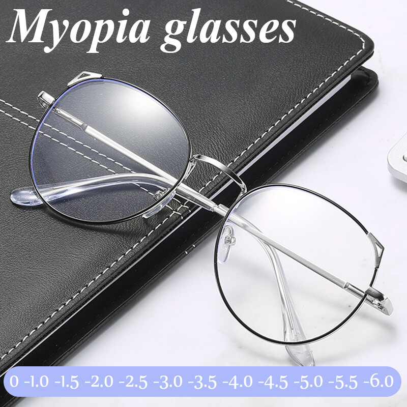 New Cat Ear Ultra Light Anti Blue Light Myopia Glasses Student Near Sight Glasses Women Men -1 -1.0 -1.5 -2.0 -2.5 -3.0 -3.5 -4.0 -4.5 -5.0 -6.0