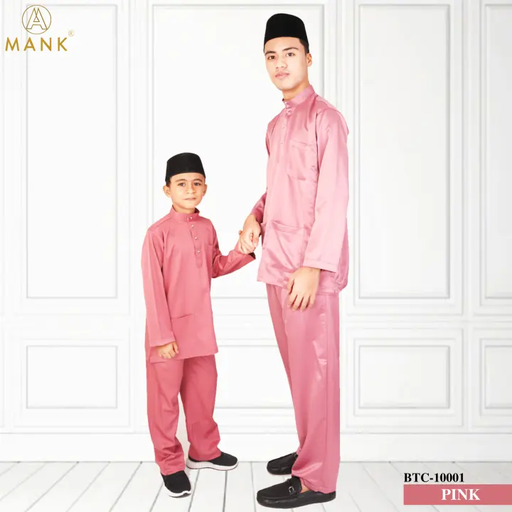 Fast Shipping Baju Melayu Tradisional Lelaki Dewasa Kanak Kanak By Amank Btc01 Belacan Lazada