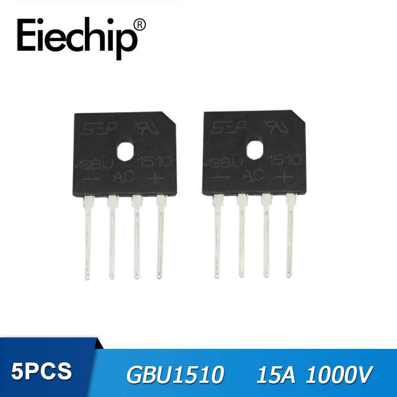 5pcs/lot gbu1510 15a 1000v bridge rectifiers for induction cooker