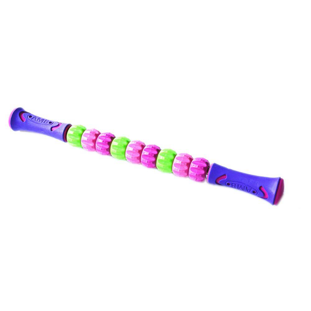 Honrane Fitness Yoga Muscle Pain Relief Relaxing Roller Stick Leg Calf Gear Massager