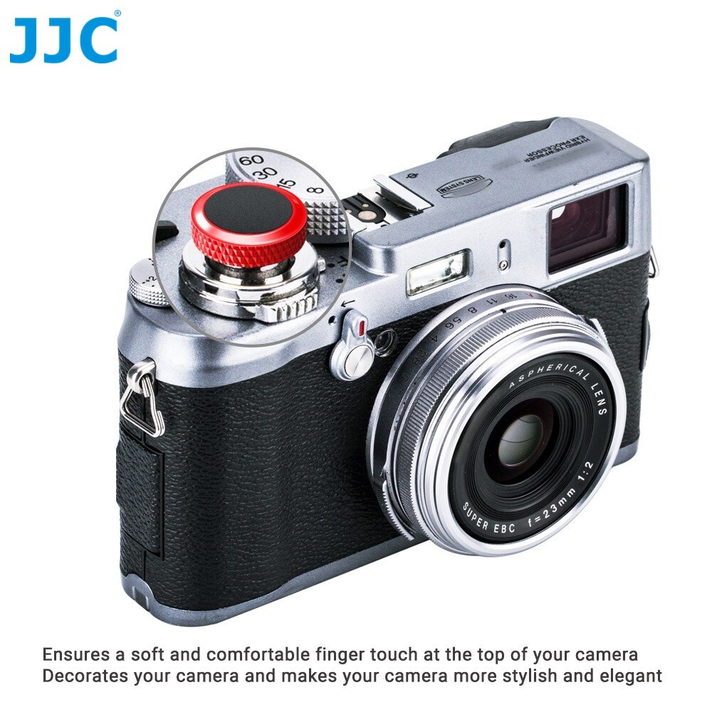 JJC mềm màn trập Camera nút nhả cho Fujifilm X-T5, X-T30II, X-E4, X-E2S, X-E3, X-PRO2, X-T2, X-T10, XT20, x100, X100S, X100T, X100F, X10, X20, X30, cho Leica Q3, M10, M9, M8, M7, M-E, M-P cho Sony RX10 Series, M2 cho Olympus OM-1