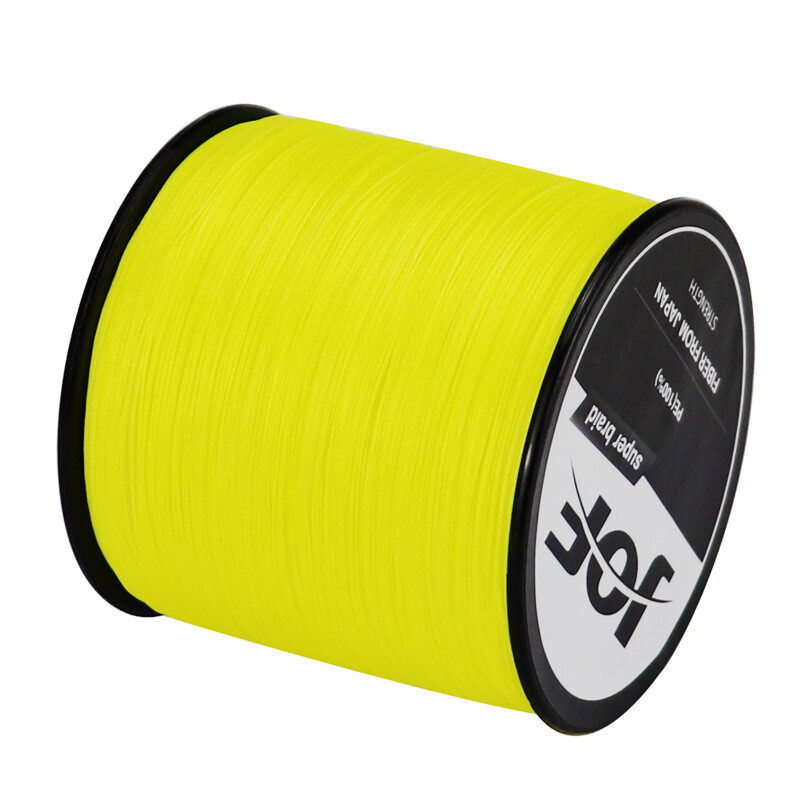 Jof 500m 4 sợi dây bện pe dây câu, dây chính câu trơn tru, đồ câu cá
