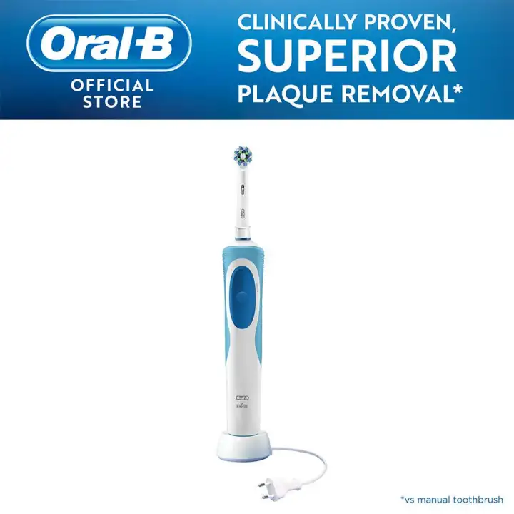 oral b vitality cross action electric rechargeable toothbrush