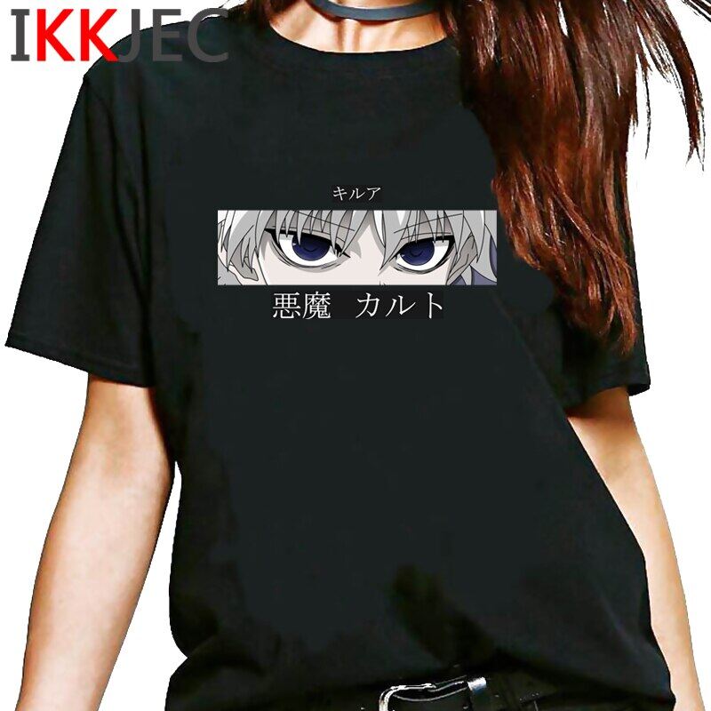 Maisley Hunter × Hunter Hisoka KPOP Cosplay T-Shirt Print Tee Shirt Short Sleeves New Casual Tshirt for Men and Women, 1, XS