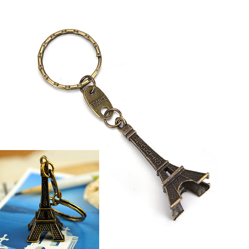 [JHY Store] Convenient Easy For Lowest Price Paris Retro Mini Eiffel Tower Model Cute Keychain Keyfob Eiffel Tower Figurines Eiffel Tower Keychain
