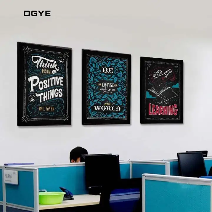 Dgye Motivational Classroom Wall Posters Inspirational Quotes For