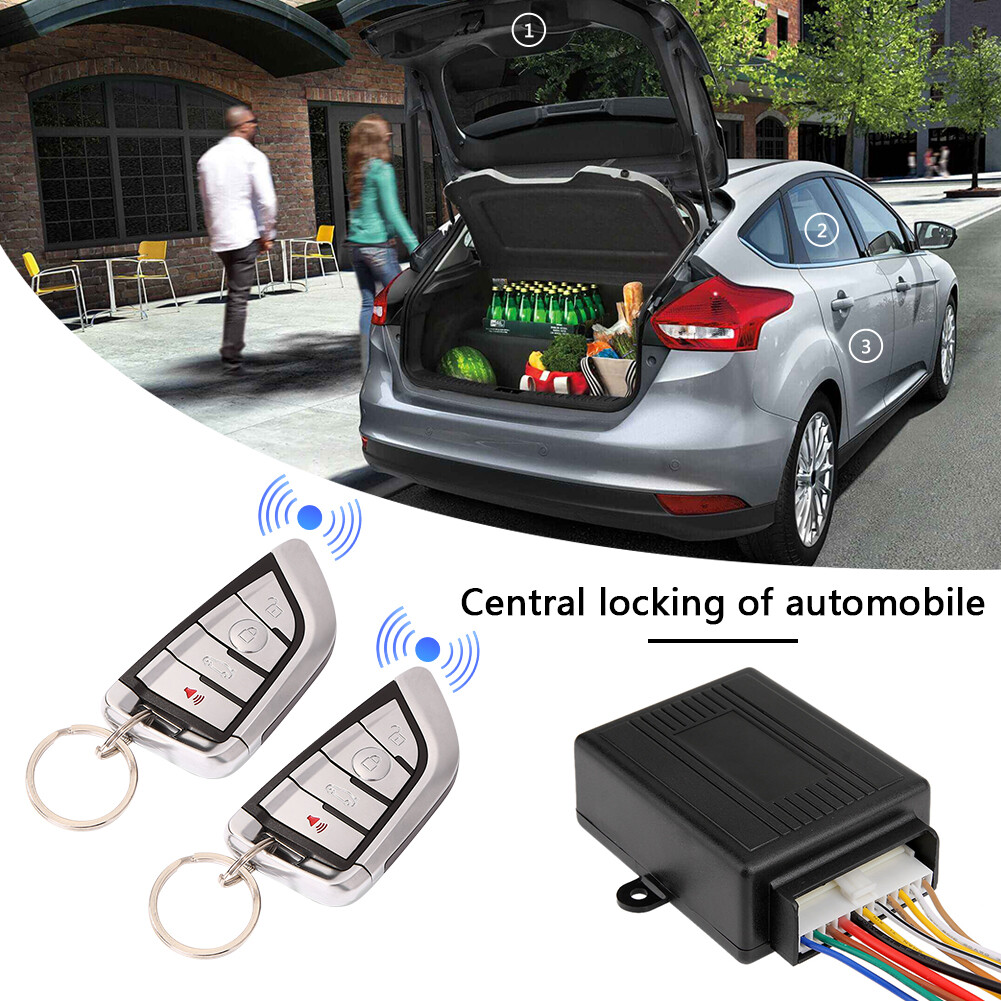 Car Remote Central Door Lock Kit Auto Keyless Entry Alarm System 402/T304