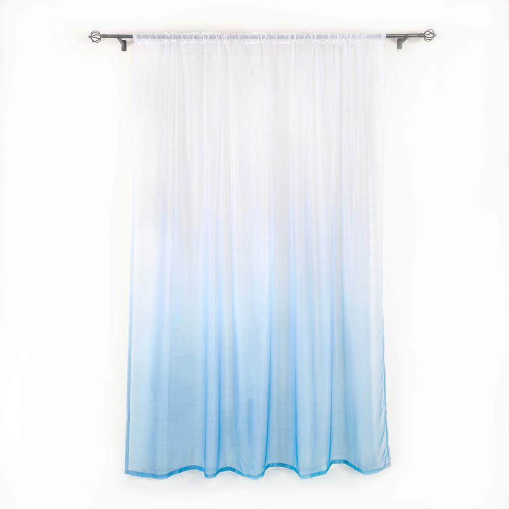 Senteniced Gradient Curtain Tulle Cửa Sổ Điều Trị Voan Rủ Valance 1 Bảng Vải