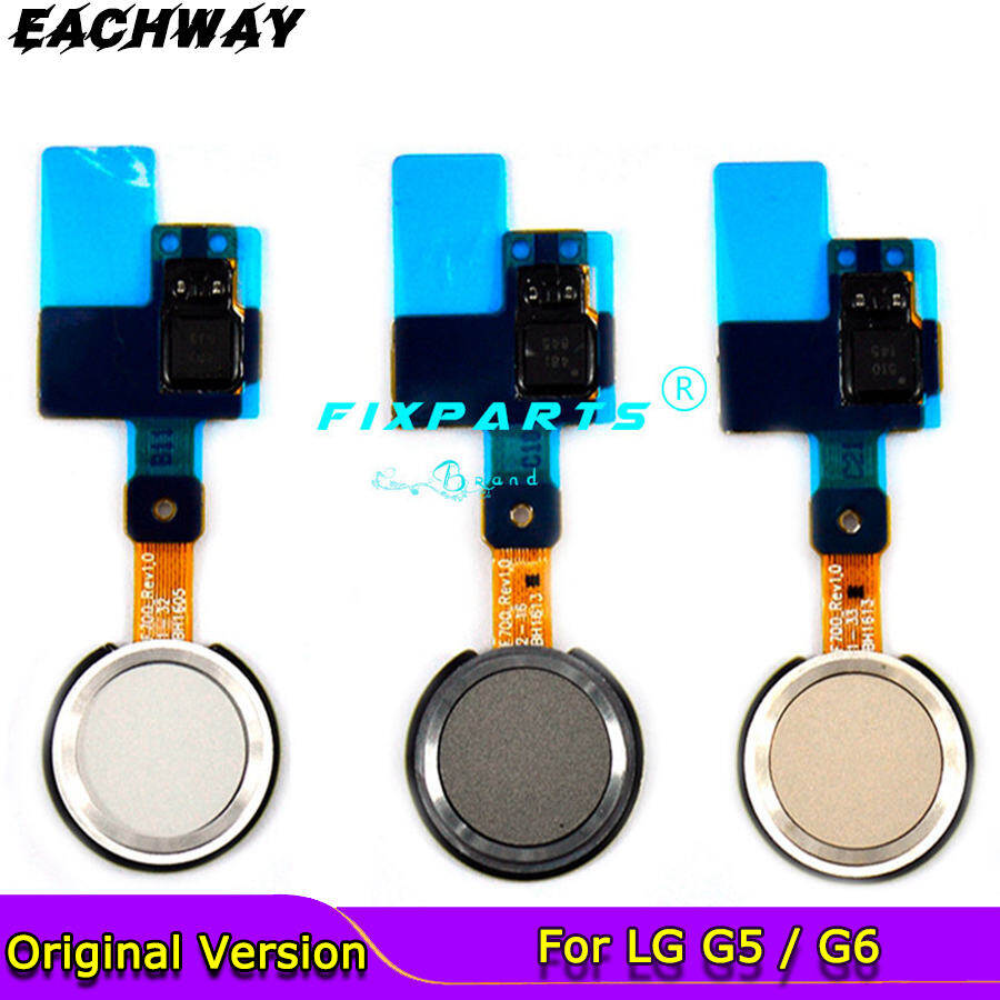 For lg g5 home button lg g6 fingerprint flex cable recognition sensor for lg g5 5.3'' power button flex cable replace for lg g6
