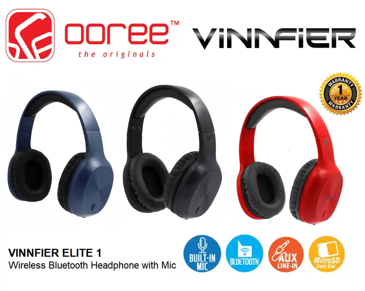 high performance wireless headphones with built in mic