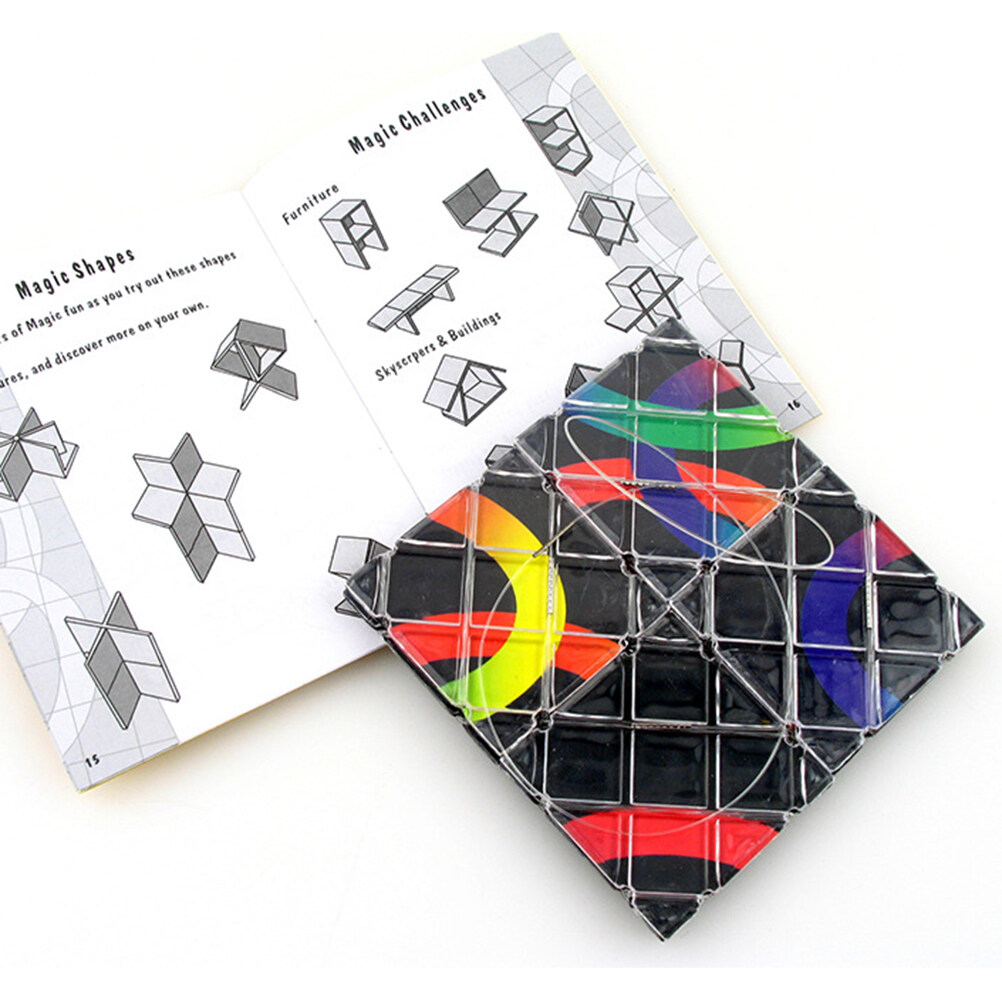 8 Panels Folding Puzzle Cubes Twisty Cubo Magico Professional Cube ...