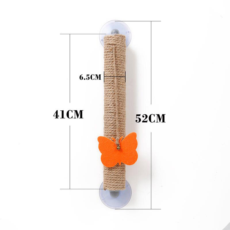 Sisal Cat Scratching Post Climbing Frame Toy Anti-Scratch Cat Scratcher Post Climbing Column Durable Interactive Toys
