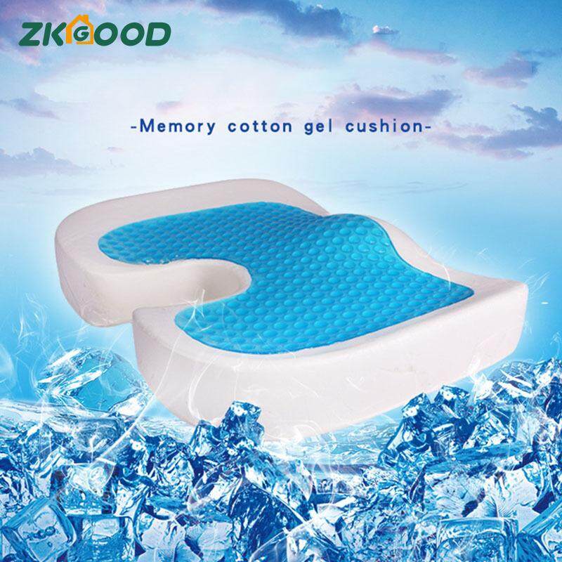 Zkgood Mút Gel Đệm Ghế chống Trơn Trượt Đau Lưng Đau Thần Kinh Tọa Cứu Trợ Đệm Ghế dành cho Văn Phòng Nhà Xe Ô Tô