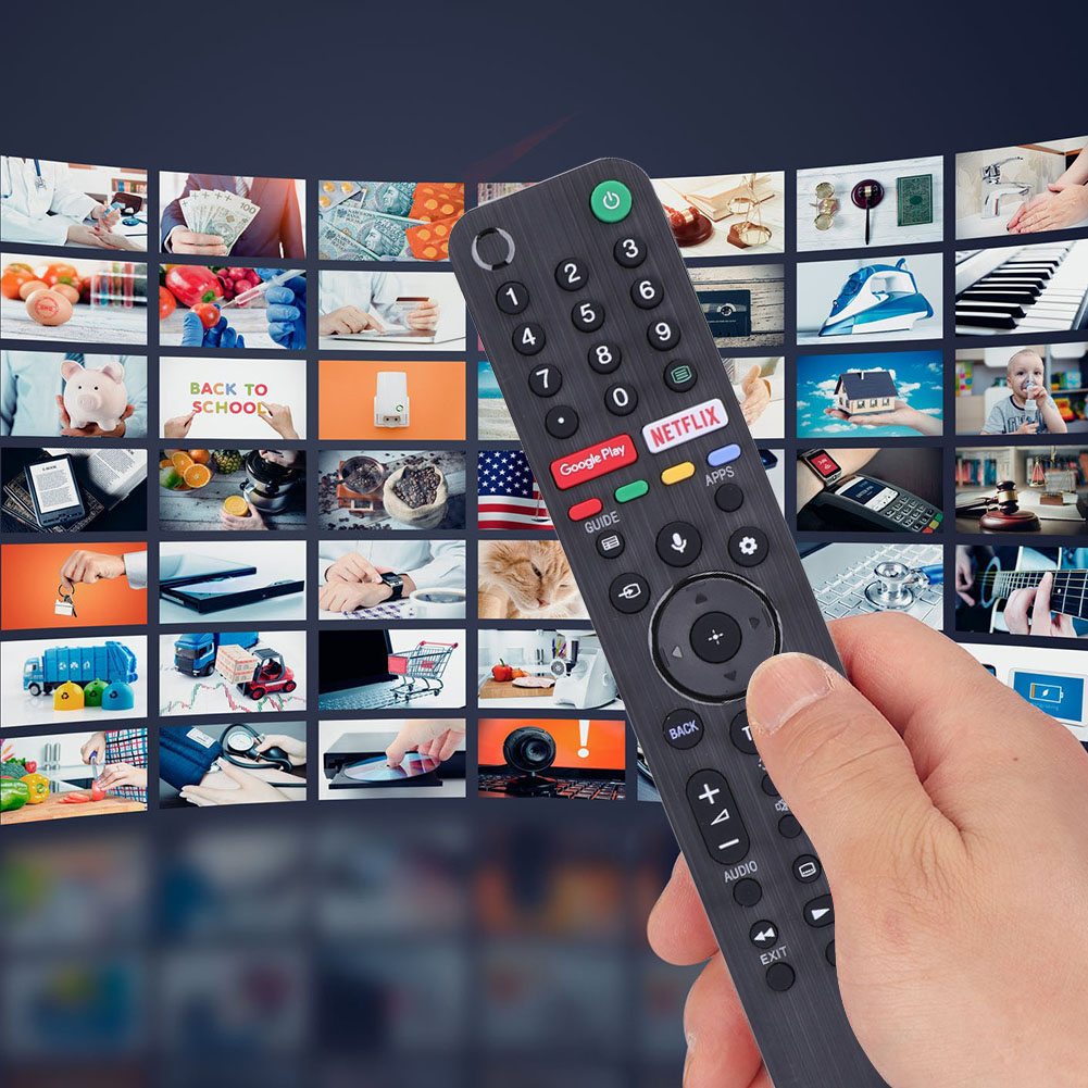 Replacement Remote Control for Sony HD 4K Smart TV RMF-TX500U RMF-TX520E