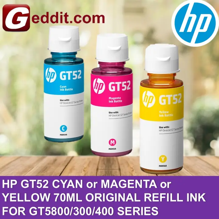 hp gt52 original ink