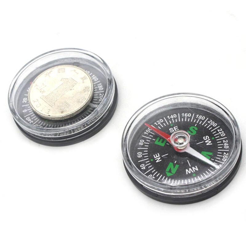 Ministar Portable Mini Precise Compass Practical Guider Survival Button Design Compass