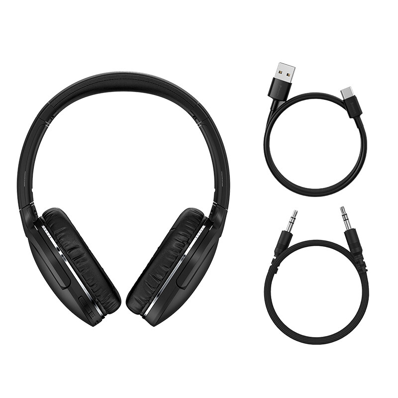 Tai Nghe Không Dây Baseus D02 Pro, Tai Nghe Thể Thao Bluetooth 5.0 Với Cáp Âm Thanh Tai Nghe Dành Cho Máy Tính Bảng IPhone Tai Nghe Âm Thanh Tự Nhiên Đặc Biệt Hiệu Ứng Âm Thanh