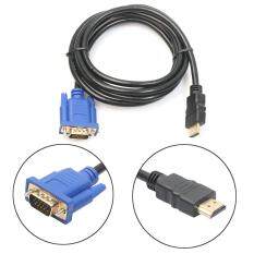 HDMI Vàng Nam Sang VGA HD Nam 15Pin Adapter 1080P Đổi 6FT