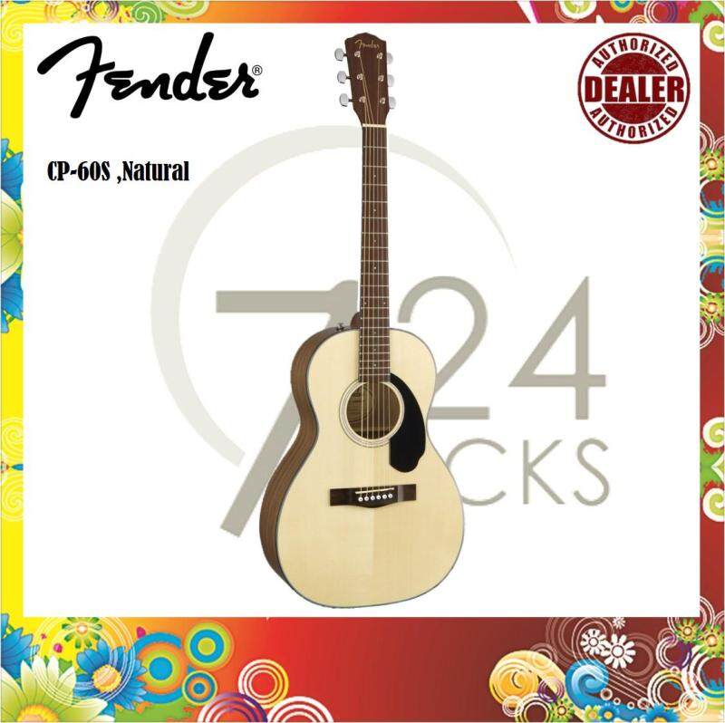 Fender CP-60S Parlor Solid Wood Top Acoustic Guitar ,Walnut Fingerboard ,Natural Malaysia