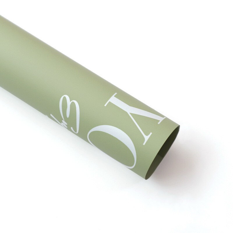 Valentine's Day Confession Waterproof Bouquet Flower Wrapping Paper