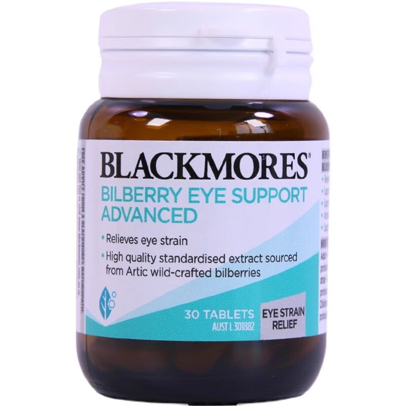 Blackmores Bilberry Eye Support Advanced ( 30 Tablets ) Lazada