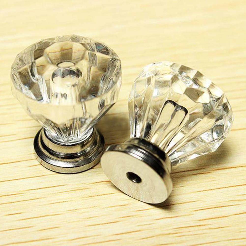 12 Pcs ลูกบิดอะคริลิกตู้เฟอร์นิเจอร์มีลิ้นชักห้องครัว Handle By Soar1478.