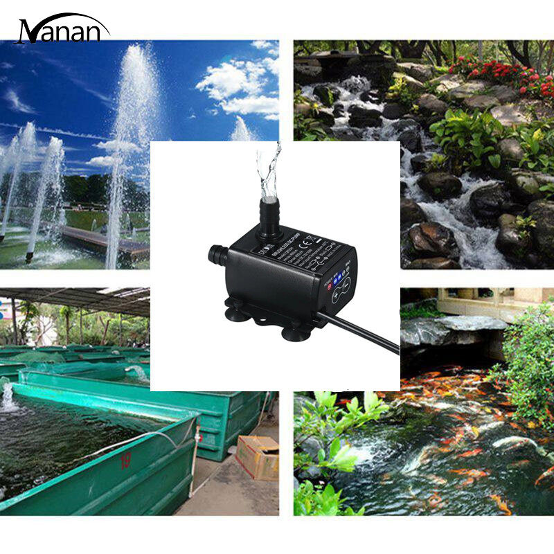 READY STOCK DC12V USB 5V Mini 4 Modes Adjustable Brushless Water Pump