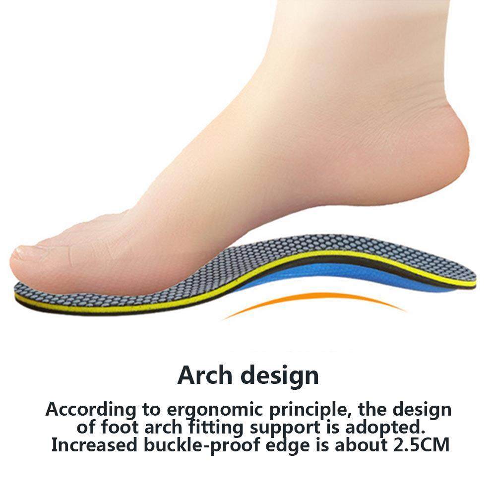 Memory Foam Orthotics Shoe Insoles Arch Pain Relief Insert Pad Foot Care Cushion