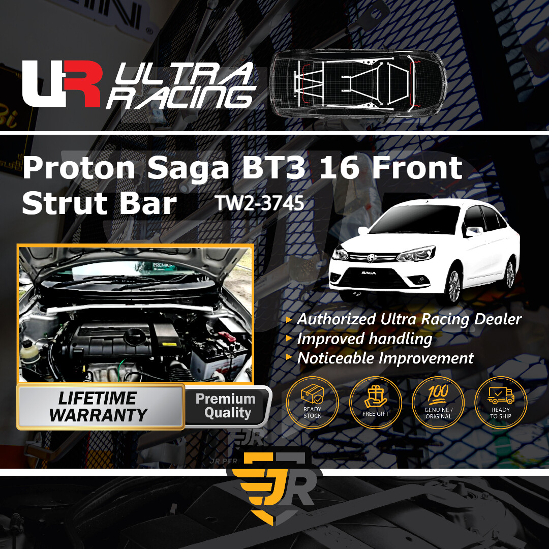 Ultra Racing Safety Bar Proton New Saga VVT Baru BT3 Front Strut Bar