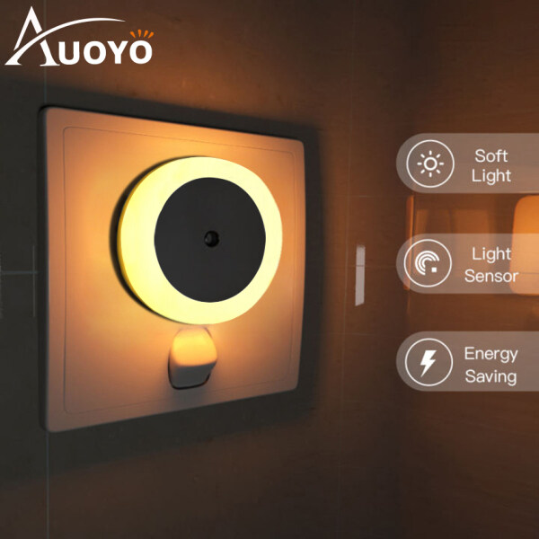 Bảng giá Auoyo Đèn LED ngủ mini gắn tường có công suất 0.5W, điện áp AC 110V-220V, thông lượng phát sáng 30-40LM, tự động bật tắt, ánh sáng dịu, có thể dùng ở hành lang, phòng triển lãm, khách sạn, nhà bếp - INTL