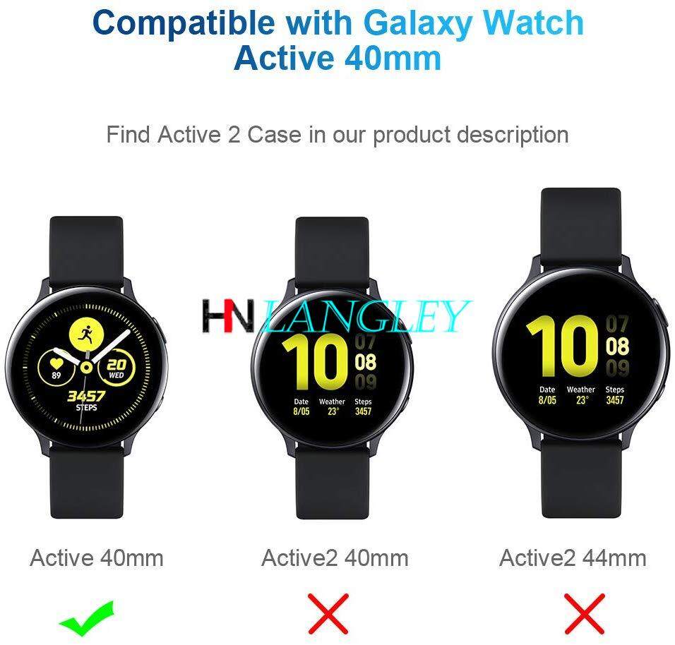 ใหม่ใช้ได้กับSamsung Galaxy Watch Active CaseกันชนTPUอ่อนเต็มรอบปกป้อง