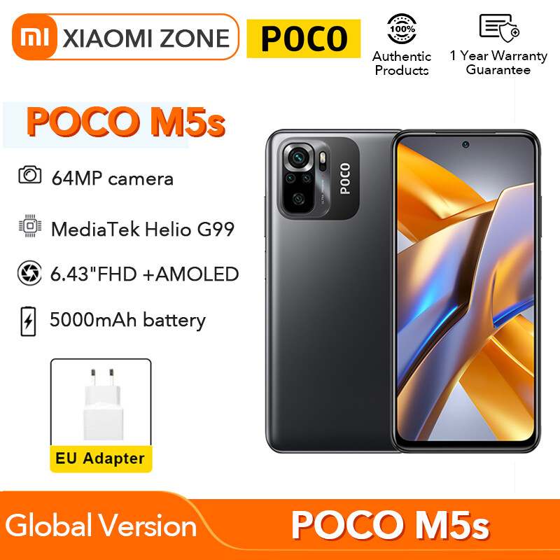 POCO M5s Global Version Smartphone 64GB/128GB NFC MTK G95 Octa Core ...