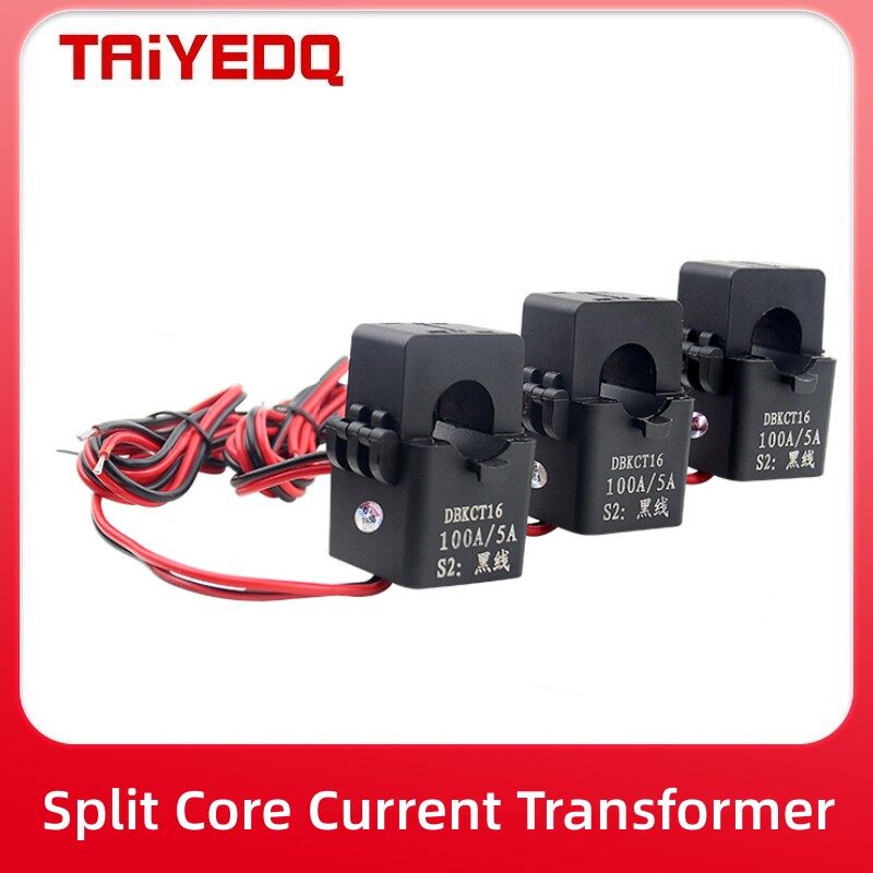 Pcs Split Core Current Transformer Kct Ac Current Sensor Clamp On