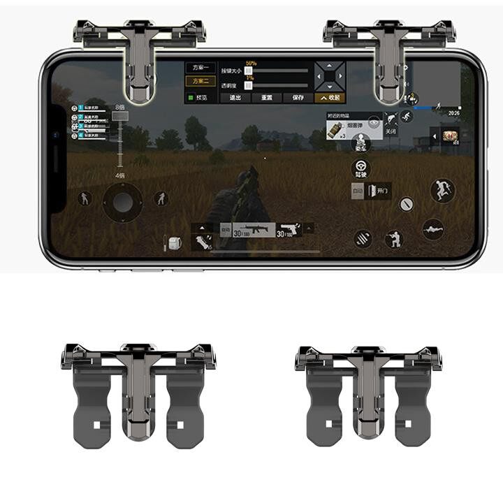 Nút bấm cơ k02 hỗ trợ chơi game pubg ros fire bắn rất chính xác điện thoại