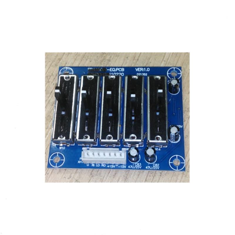 Pre-order] 5/6/10/15 Band Stage Stereo Eq Equalizer Board 2.0 Channel Preamplifier Tone Adjustable Preamp Front Panel For Power Amplifier I5035299748