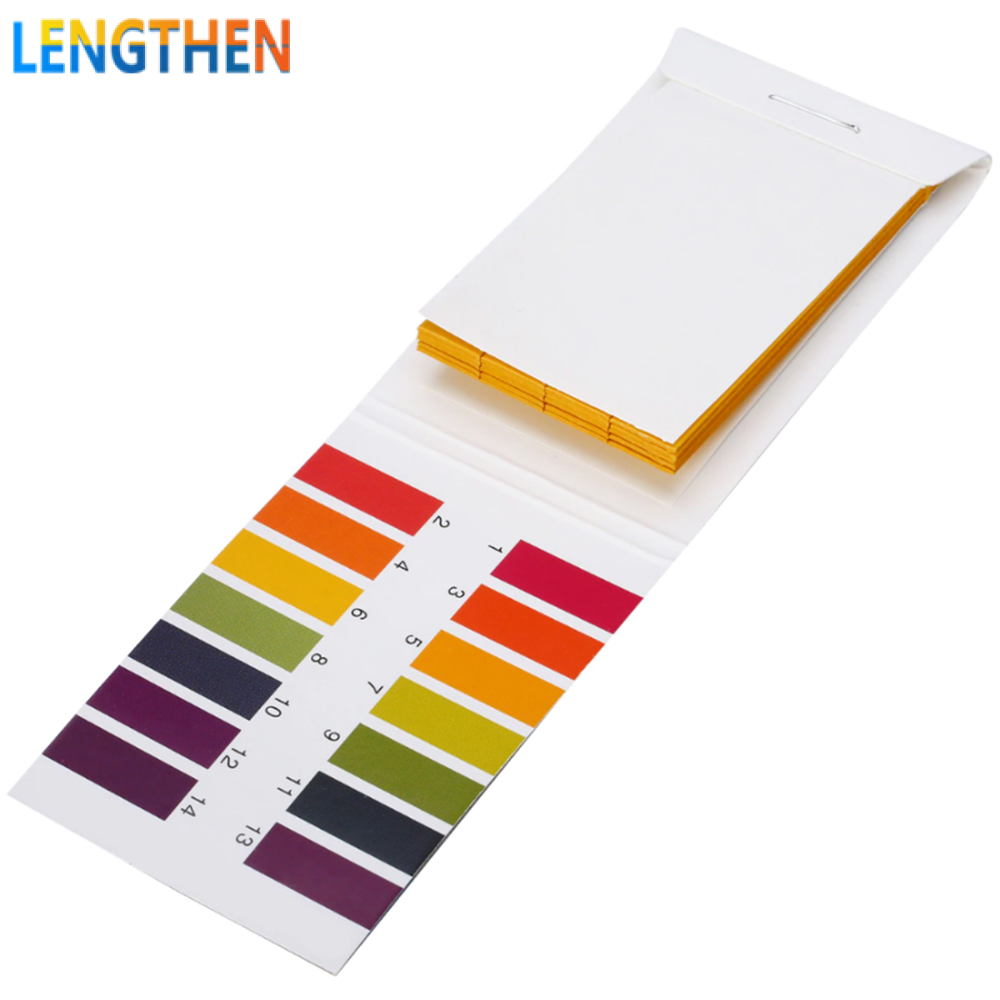 FocusAi 80 PH Test Strips Litmus Test Paper Full Range 1-14 PH Acidic Alkaline Indicator Universal Full Range Strips Tester 80 Strips