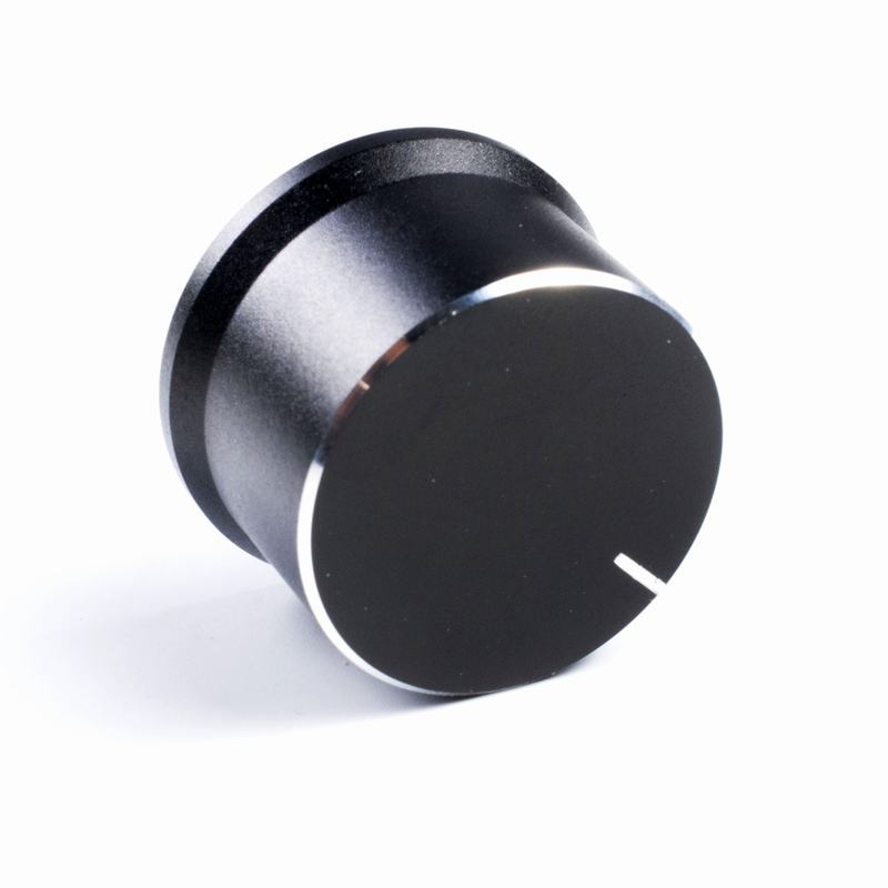 1pcs,32x22mm Aluminum Alloy Rotary Control Potentiometer Knob 6mm Shaft Hole
