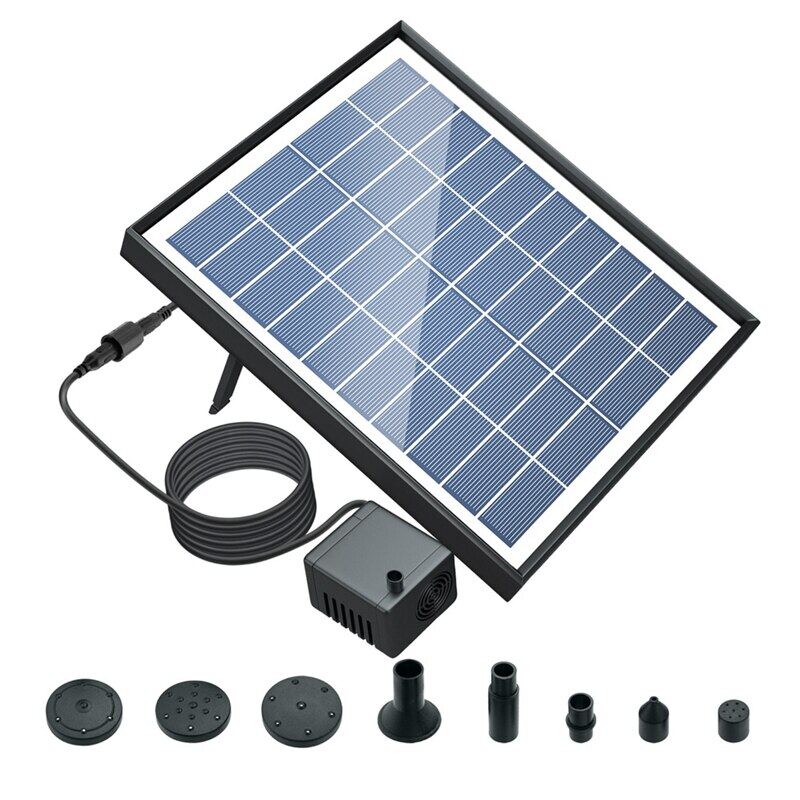 Máy Bơm Đài Phun Nước Năng Lượng Mặt Trời 10V 6W Đài Phun Nước Nổi Năng