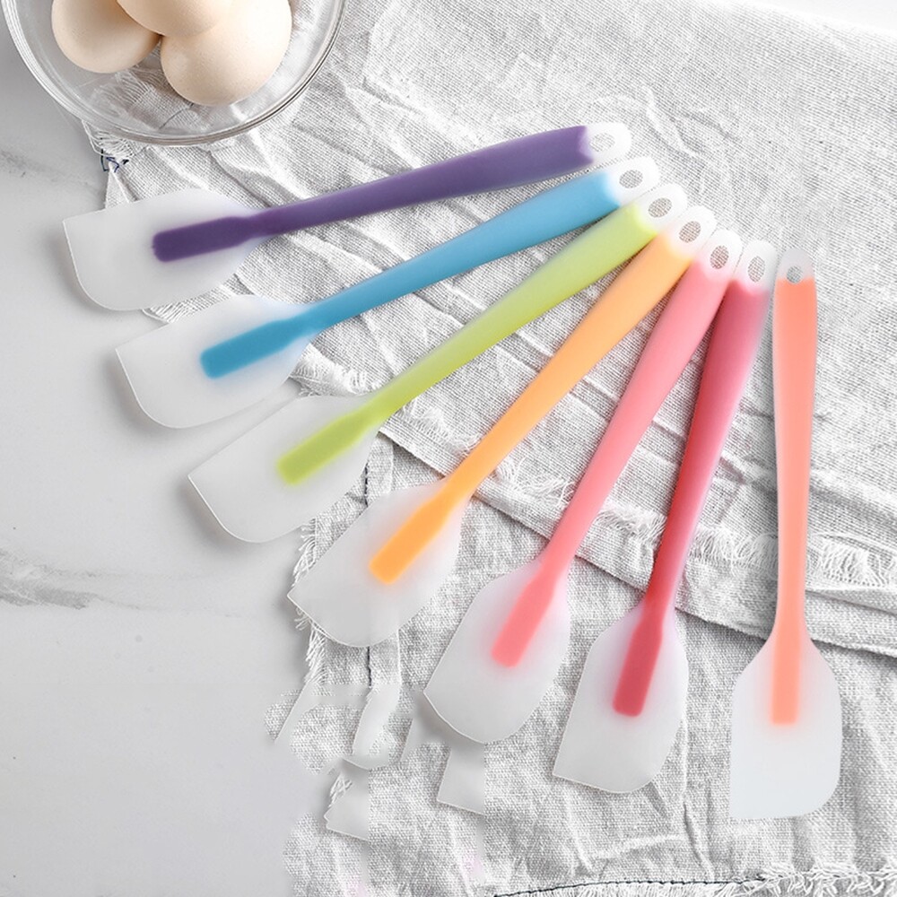 sanhe 1PC Silicone Cookies Pastry Making Spatula Cake Baking Tool Cake Forming Scraper Home Tool