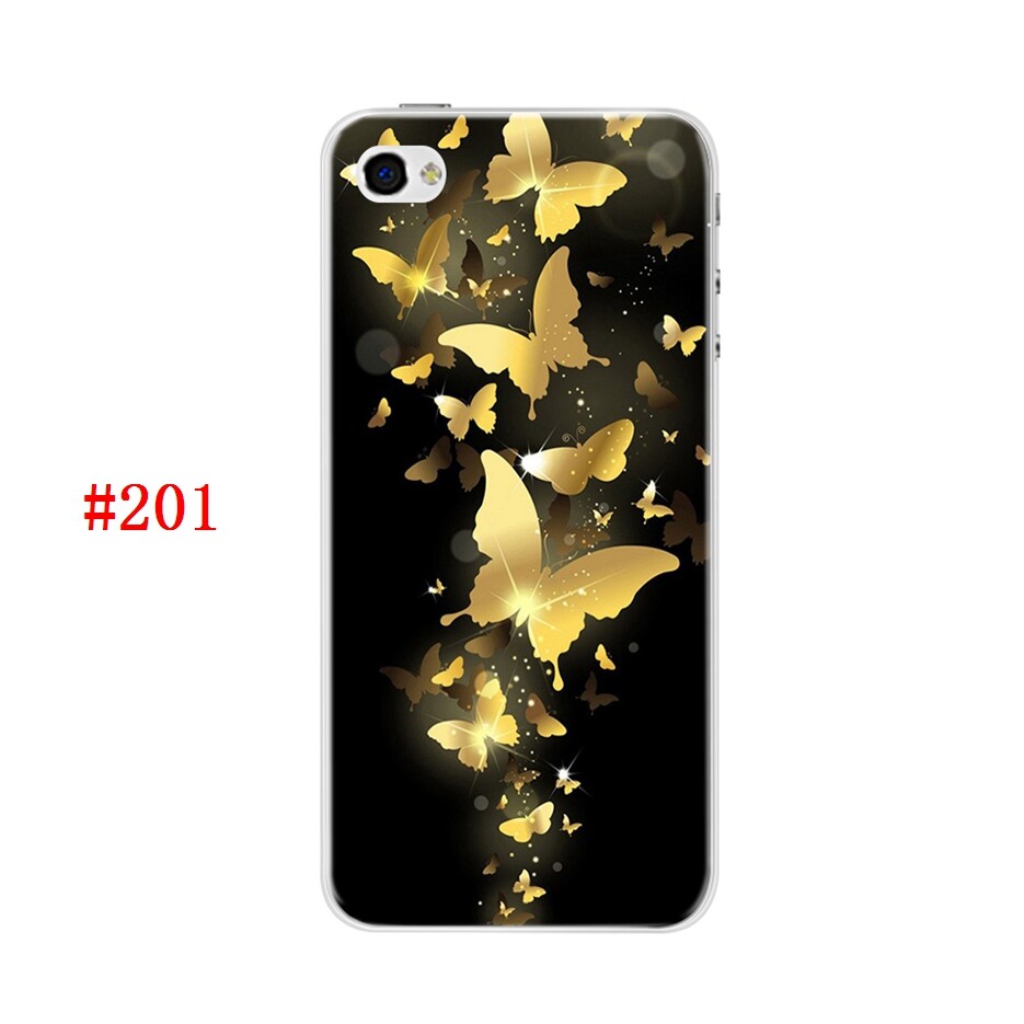 Ốp Bảo Vệ Điện Thoại Cho iPhone 4 4S Ốp Silicon Mềm Mỏng Ốp Lưng Sơn Dễ Thương Vỏ Điện Thoại