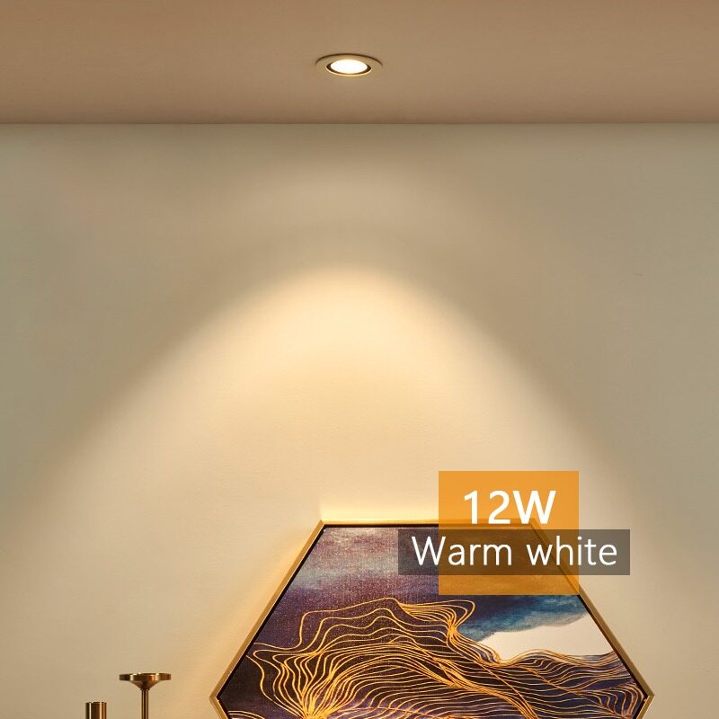 Ming&Ben có thể chỉnh góc downlights âm trần Đèn Chiếu LED 220V 7W 12W 20W Trần điểm đèn LED cho đèn phòng downlight cho trang trí nội thất cửa hàng