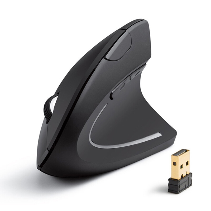Wireless Mouse PC&Game Ergonomic Design Vertical 1600DPI Optical—Battery version