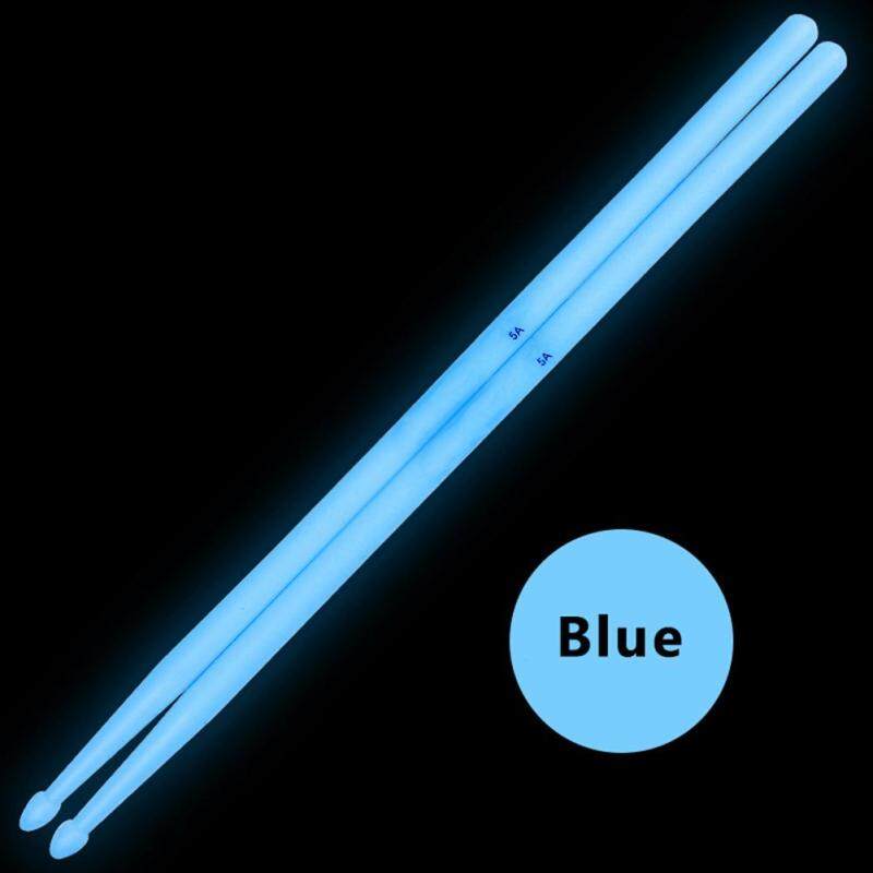 2 chiếc Noctilucent 5A Dùi Trống Sân Khấu Hiệu Suất Ánh Sáng Dạ Quang Dùi Trống Trống Gậy