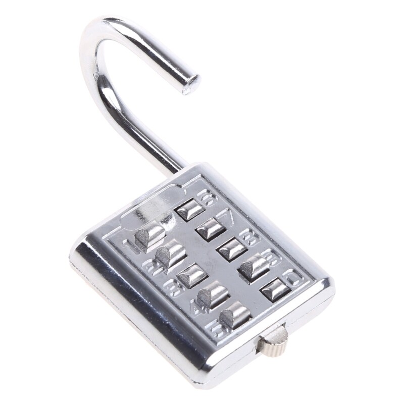 5-digit Travel Combination Lock Metal Mini Padlock Backpack Security Lock Luggage Password Lock Weather-proof