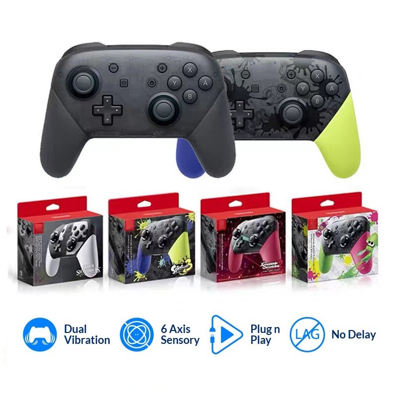 Công Tắc Không Dây Bluetooth Bộ Điều Khiển Chuyên Nghiệp Tay Cầm Chơi Game Cho Nintendo Switch & Switch Oled /Lite/Steam Deck Cần Điều Khiển Trò Chơi