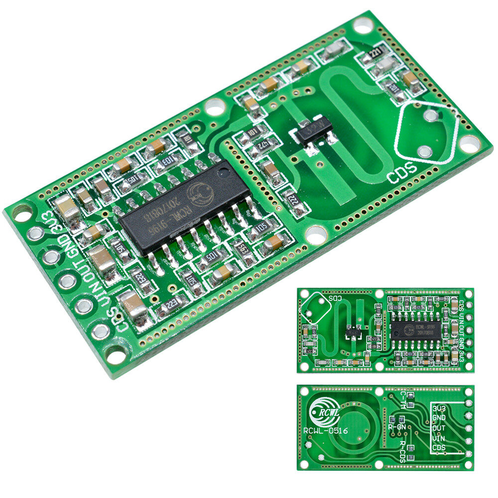 Diymore 1/5 Cái Lò Vi Sóng Radar RCWL-0516 Cảm Biến Chuyển Đổi Mô-đun Cảm Ứng Cơ Thể Con Người