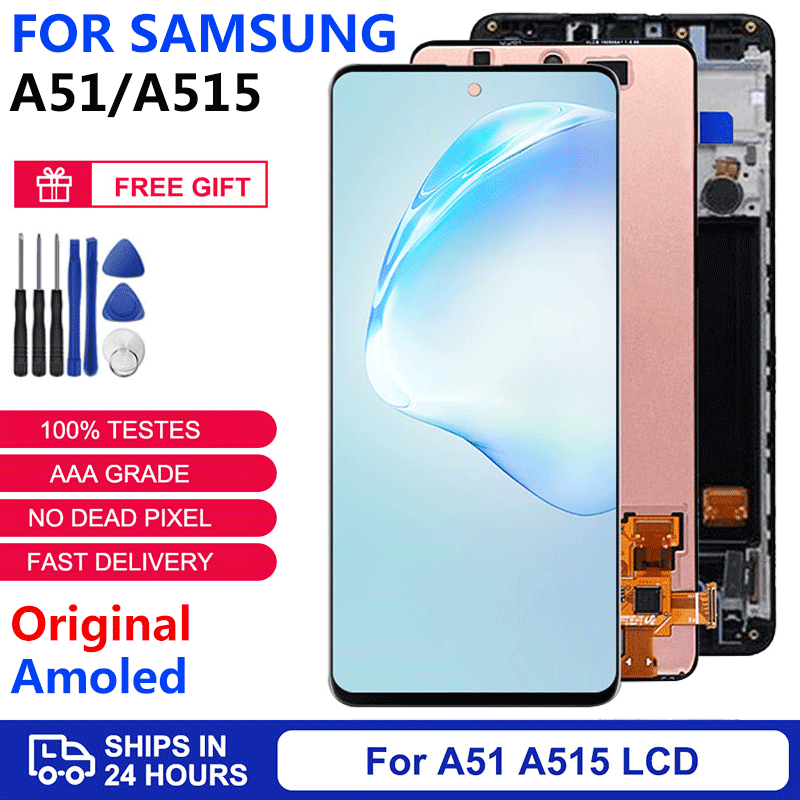 Original LCD For Samsung Galaxy A51 LCD 